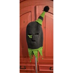 Oddly Hooked Artisan Made Balaclava Ski Mask Festival Concert Wear Punk Jester